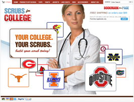 College Scrubs from Gel Scrubs - Scrub Tops, Scrubs Pants, Scrub Jackets, Scrub Caps, and Lab coats