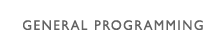 General Programming